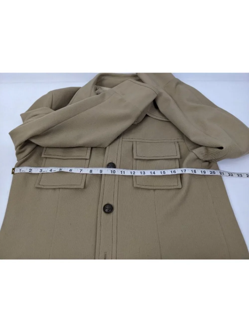 Vintage 1970s Sears Leisure Suit Coat Size 42 Pants Size 38x31 Knit Pleated Tan